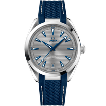 海马系列 AQUA TERRA 150米<span class="nowrap">腕表</span> 41毫米, 精钢表壳 搭配 橡胶表带 - 22012412106001