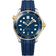 海马<span class="nowrap">系列</span> 42毫米, 精钢-黄色18 k金表壳 搭配 橡胶表带 - 21022422003001