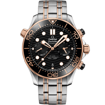 海马<span class="nowrap">系列</span> 44毫米, 精钢-Sedna™ 18k金表壳 搭配 精钢-Sedna™ 18k金表链 - 21020445101001