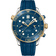 海马<span class="nowrap">系列</span> 44毫米, 精钢-黄色18 k金表壳 搭配 橡胶表带 - 21022445103001