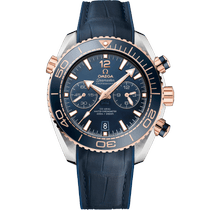 海马系列 海洋宇宙60<span class="nowrap">0米</span> 45.5毫米, 精钢-Sedna™ 18k金表壳 搭配 内侧橡胶皮表带 - 21523465103001