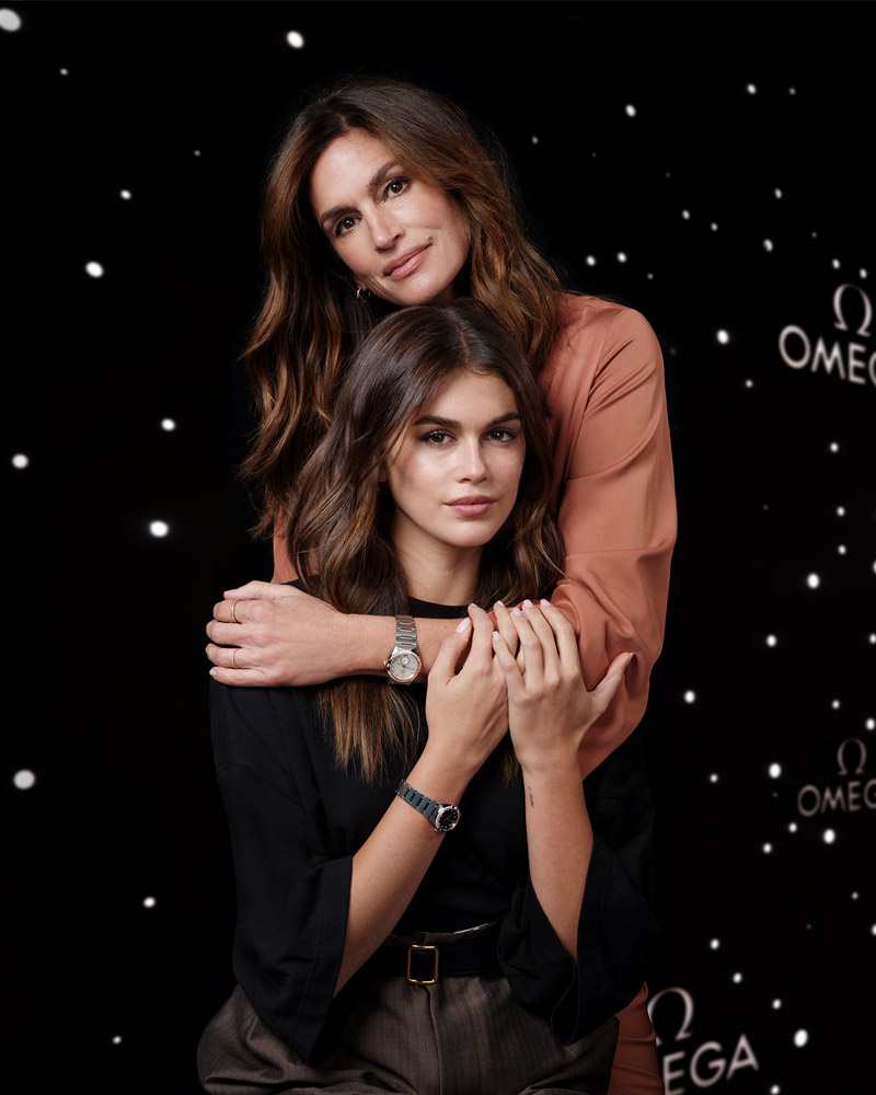辛迪·克劳馥 （Cindy Crawford） 与凯亚·格伯 （Kaia Gerber）